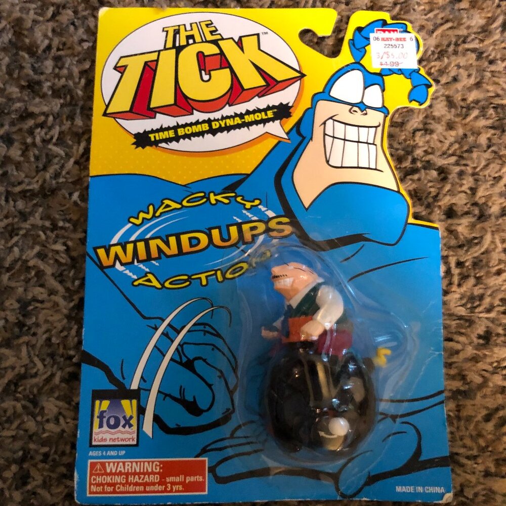 BANDAI The Tick "Wacky WIndups Action" - BOMB DYNAMOLE